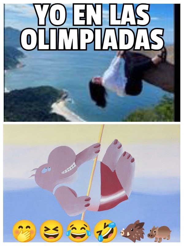 Yo en las Olimpiadas Blank Meme Template