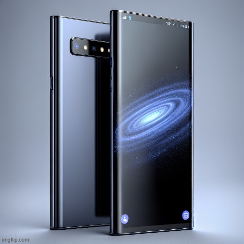 I've asked AI to give me a design for the next Samsung phone | made w/ Imgflip meme maker