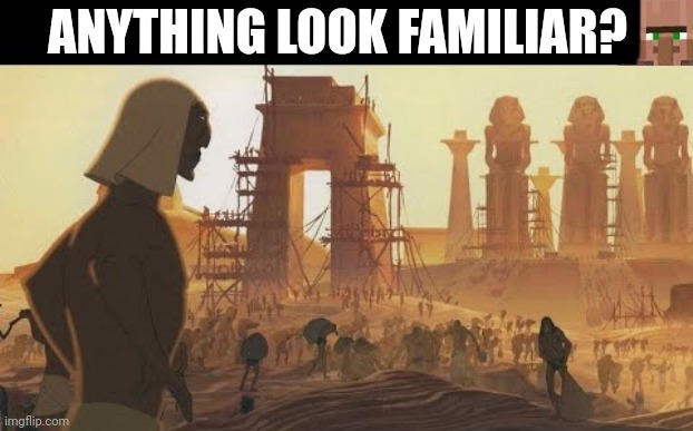 Villager abuse | image tagged in minecraft,prince of egypt | made w/ Imgflip meme maker