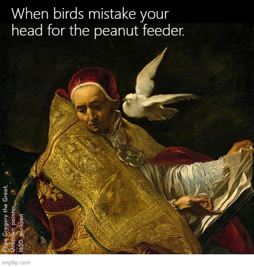 Indeed | image tagged in artmemes,art memes,saints,birds,wildbirds,peanuts | made w/ Imgflip meme maker