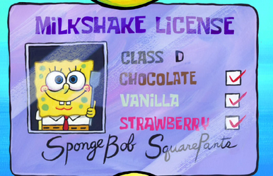 High Quality milkshake license Blank Meme Template