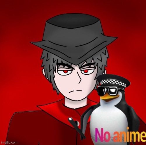 No anime penguin mepios | image tagged in avin mepios neutral face | made w/ Imgflip meme maker