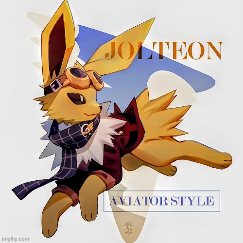 jolteon got that drip | image tagged in jolteon | made w/ Imgflip meme maker