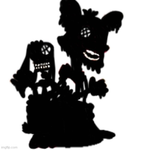 Pibby FNaF World Shadow Mangle | made w/ Imgflip meme maker