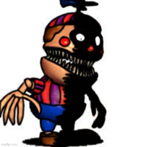 Pibby FNaF World Nightmare Balloon Boy | made w/ Imgflip meme maker