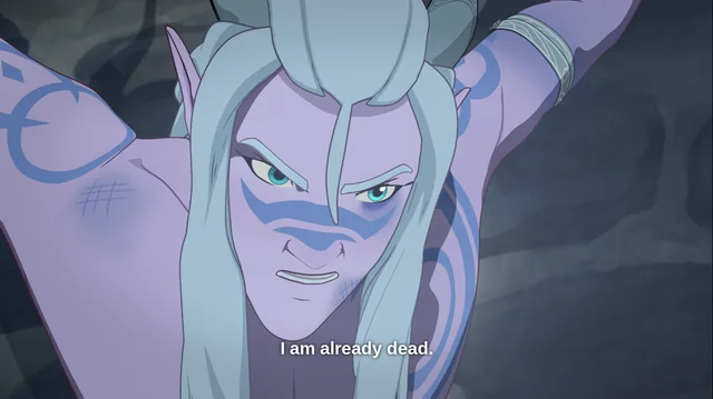 Dragon Prince I'm already dead Blank Meme Template