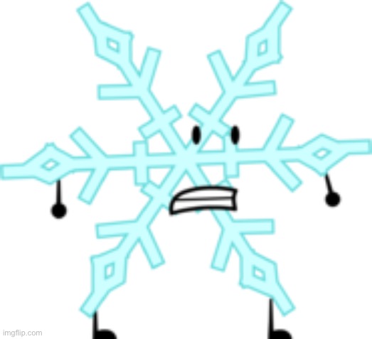 bfdi snowflake | image tagged in bfdi snowflake | made w/ Imgflip meme maker