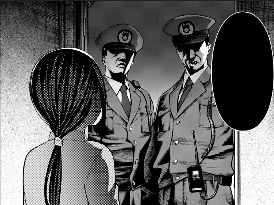 High Quality Police Manga Pannel Blank Meme Template