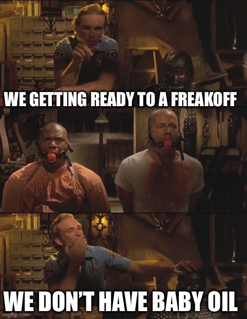 Freak Off | WE GETTING READY TO A FREAKOFF; WE DON’T HAVE BABY OIL | image tagged in pulp fiction,diddy | made w/ Imgflip meme maker