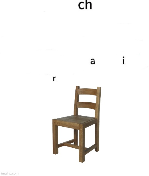 Chair | made w/ Imgflip meme maker