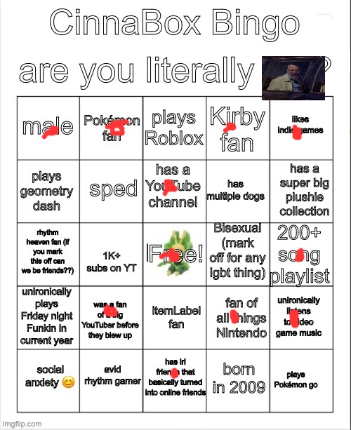 I finally gave bingo a try after 16 years | image tagged in cinnabox bingo,bingo,cancer,walter white | made w/ Imgflip meme maker