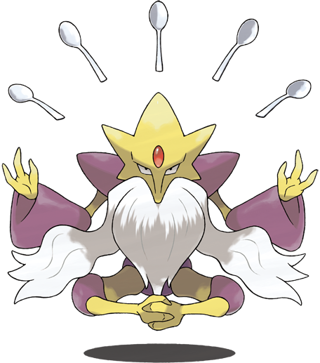 High Quality Mega Alakazam Blank Meme Template