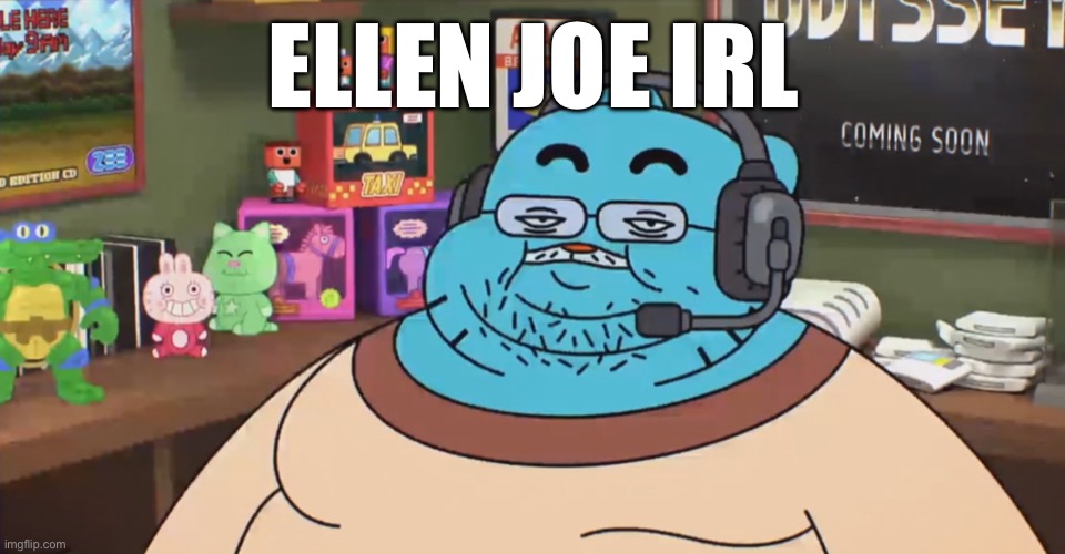 discord moderator | ELLEN JOE IRL | image tagged in discord moderator | made w/ Imgflip meme maker