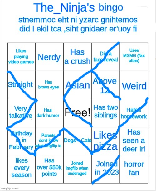 The_Ninja's bingo | image tagged in the_ninja's bingo | made w/ Imgflip meme maker