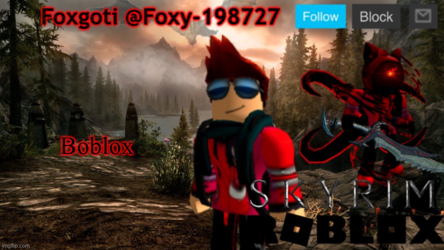 Foxgoti Announcement Temp | Boblox | image tagged in foxgoti announcement temp | made w/ Imgflip meme maker