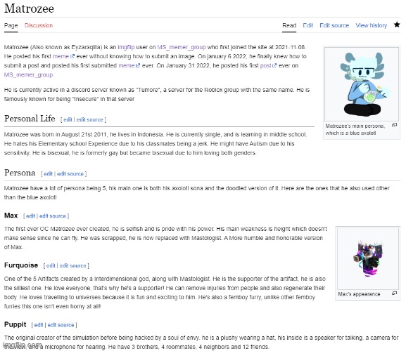 my msmg wiki looking good rn | made w/ Imgflip meme maker