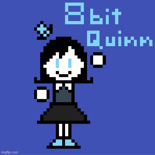 Quinn in 8-bit! (Comment if you want this to be a series) | image tagged in ocs | made w/ Imgflip meme maker