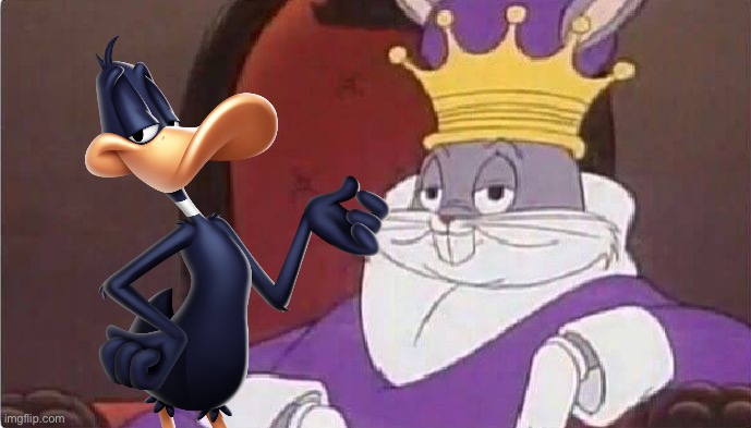 Bugs Bunny King | image tagged in bugs bunny king | made w/ Imgflip meme maker