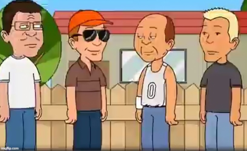 king of the hill but like cool i guess | made w/ Imgflip meme maker