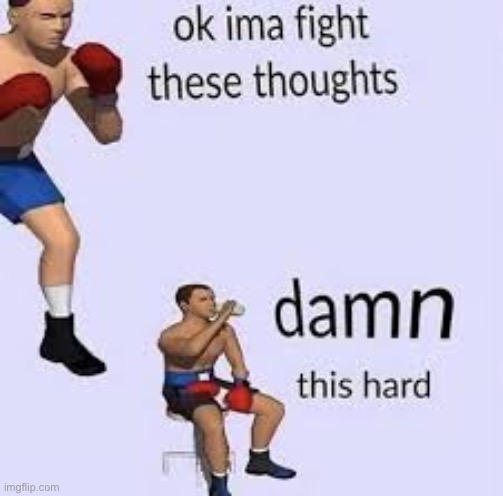 ok ima fight these thoughts | image tagged in ok ima fight these thoughts | made w/ Imgflip meme maker