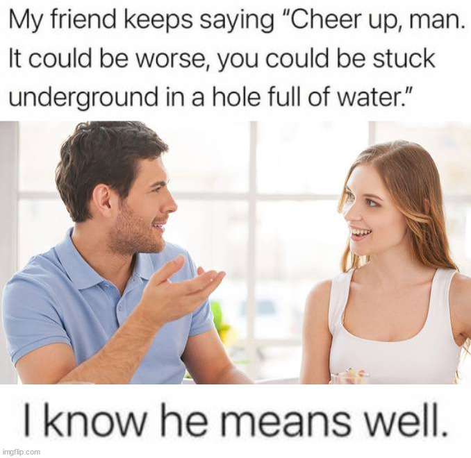 Well | image tagged in couple talking | made w/ Imgflip meme maker