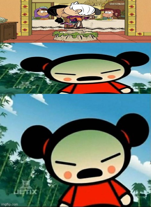 Pucca Is Disgusted At Ptbf2002's Art | image tagged in hypocrisy,hypocrite,disney,angry,banned,awful | made w/ Imgflip meme maker