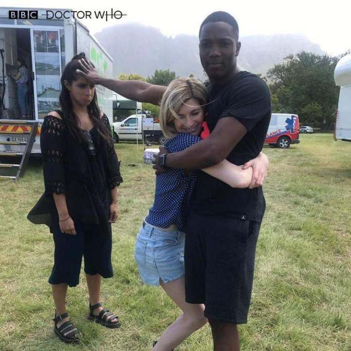 High Quality 13th Doctor, Ryan, Yaz Blank Meme Template