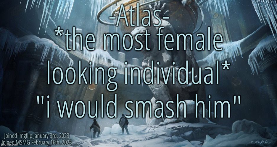 gay people can't admit they're bi | *the most female looking individual* "i would smash him" | image tagged in silver announcement template 11 0 template | made w/ Imgflip meme maker