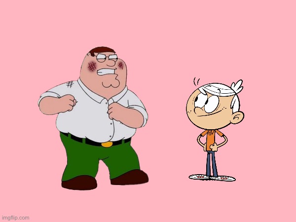 Peter Angry at Lincoln | image tagged in the loud house,nickelodeon,lincoln loud,family guy,peter griffin,angry | made w/ Imgflip meme maker