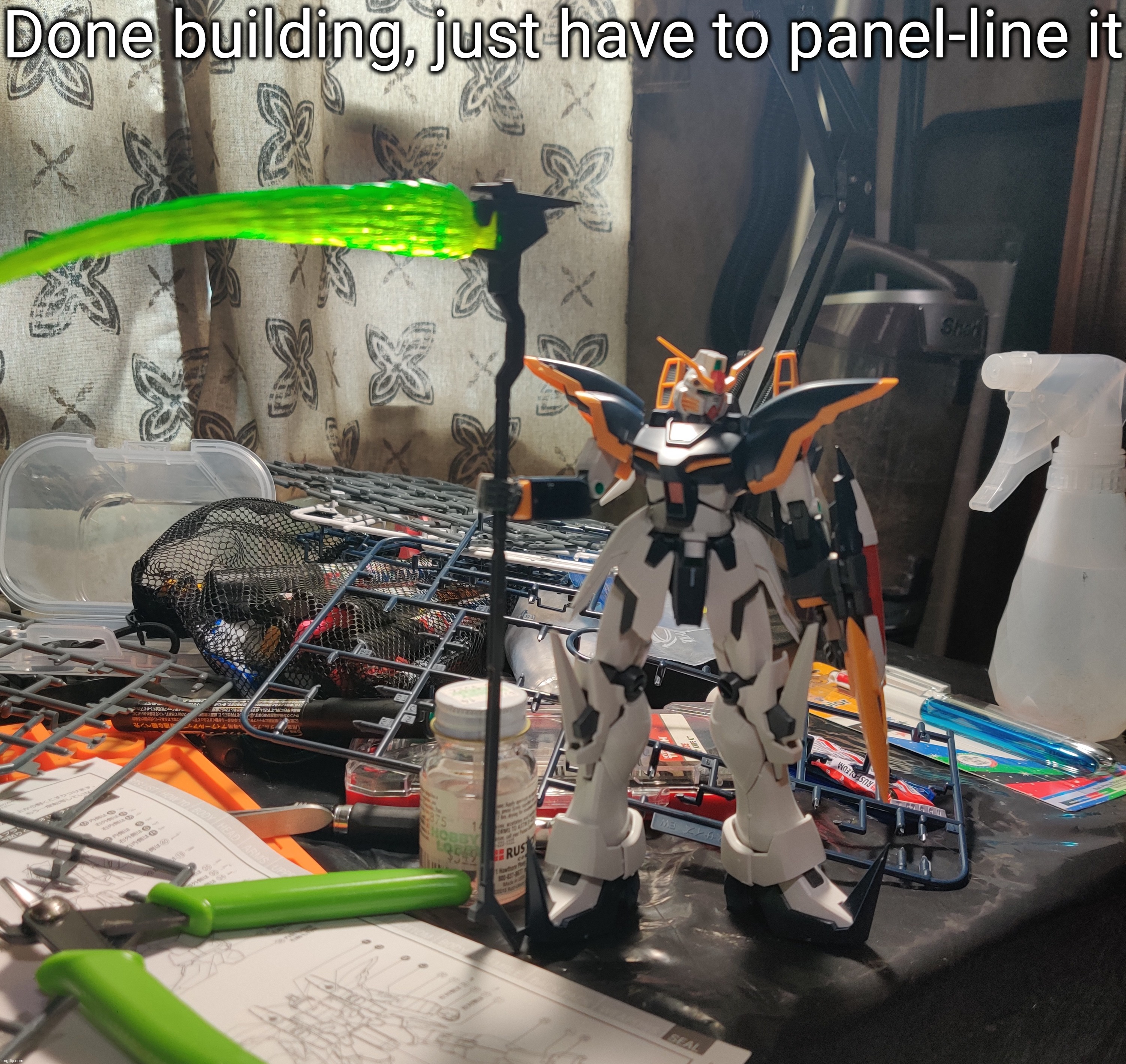 Done building, just have to panel-line it | made w/ Imgflip meme maker