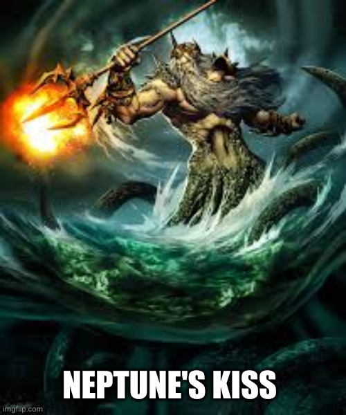 neptune | NEPTUNE'S KISS | image tagged in neptune | made w/ Imgflip meme maker