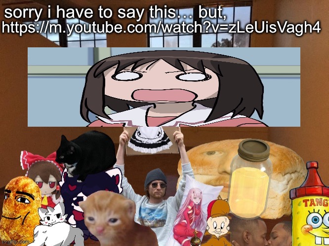 Breadm announcement temp v4 | https://m.youtube.com/watch?v=zLeUisVagh4 | image tagged in breadm announcement temp v4 | made w/ Imgflip meme maker