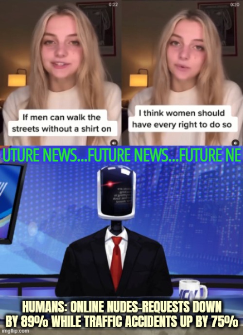 image tagged in robot news anchor,funny | made w/ Imgflip meme maker