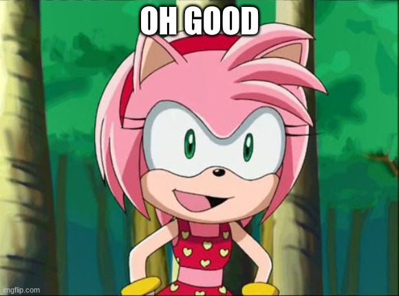 Amy Rose Swimsuit | OH GOOD | image tagged in amy rose swimsuit | made w/ Imgflip meme maker