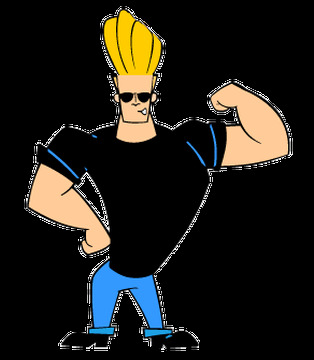 Johnny Bravo Blank Meme Template