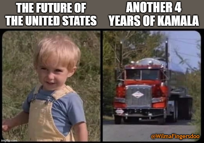 Kamala | ANOTHER 4 YEARS OF KAMALA; THE FUTURE OF THE UNITED STATES; @WilmaFingersdoo | image tagged in kamala harris | made w/ Imgflip meme maker