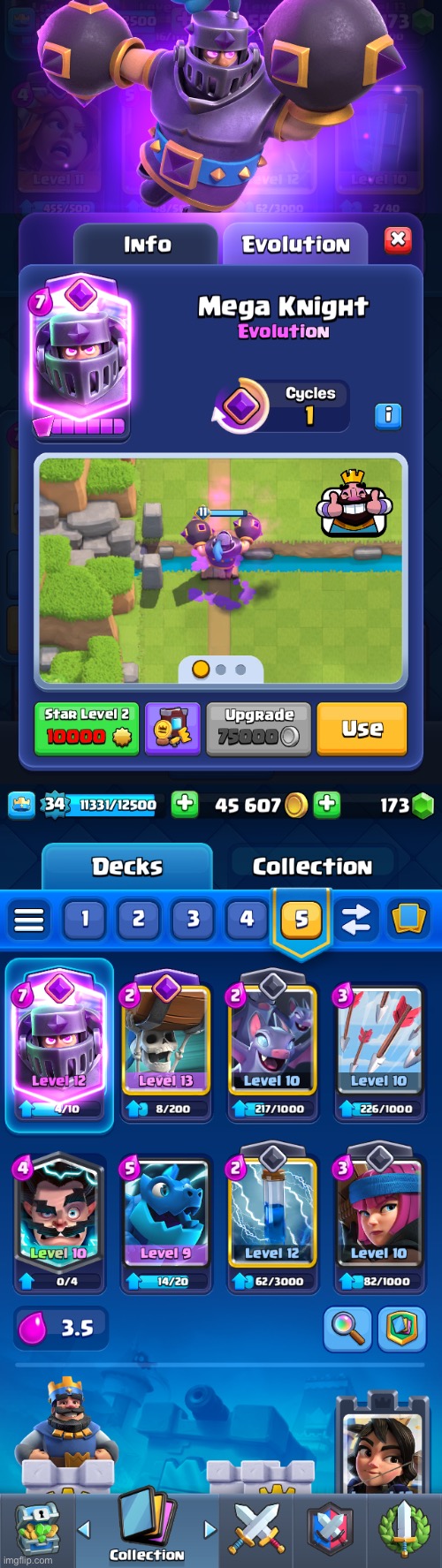 New deck for my new upgrade (don’t judge the lvl 9 stuff I’ve ne Blank Meme Template