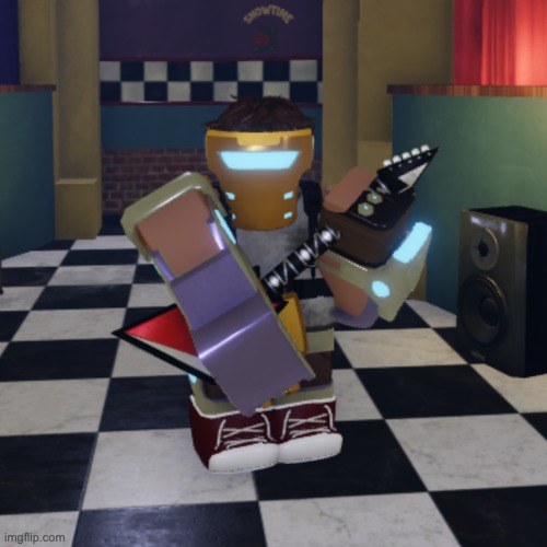 my headcanon for this character is that he knows how to play the guitar despite his hand being an excavator claw | made w/ Imgflip meme maker