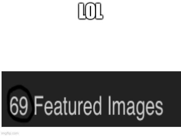 Idk | LOL | image tagged in 69 | made w/ Imgflip meme maker