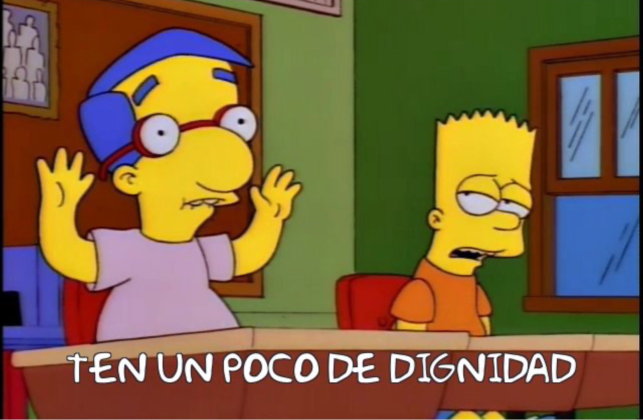 Ten un poco de dignidad Blank Meme Template