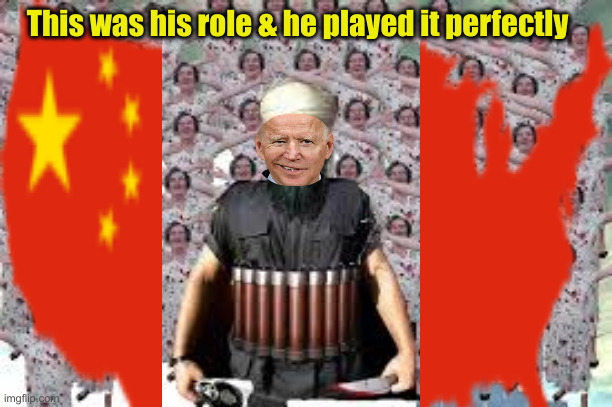 Facilitator Of Destruction FJB | This was his role & he played it perfectly | image tagged in political meme,politics,funny memes,funny,asshole,fjb | made w/ Imgflip meme maker