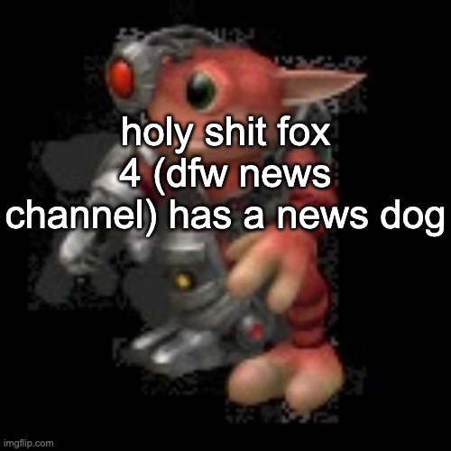 i need i NEED TO PET | holy shit fox 4 (dfw news channel) has a news dog | image tagged in grox png | made w/ Imgflip meme maker