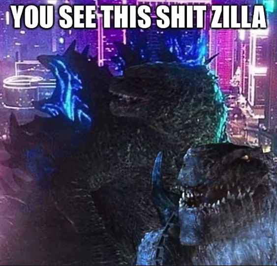 You see this shit zilla? Blank Meme Template
