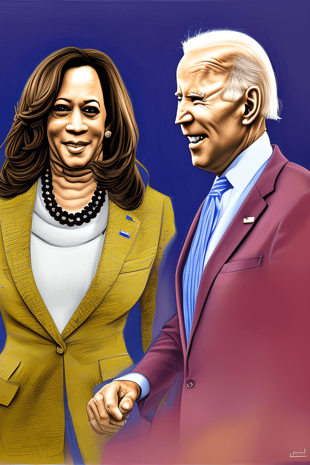 Harris and Biden Blank Meme Template