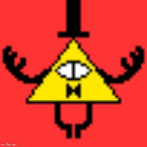 bill cipher :) | image tagged in bill cipher,pixel | made w/ Imgflip meme maker