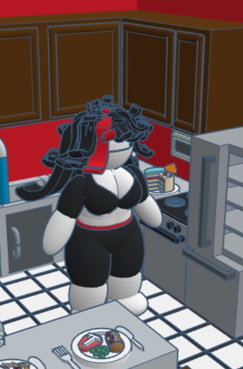 I put Claire where she belongs, who wants food | made w/ Imgflip meme maker