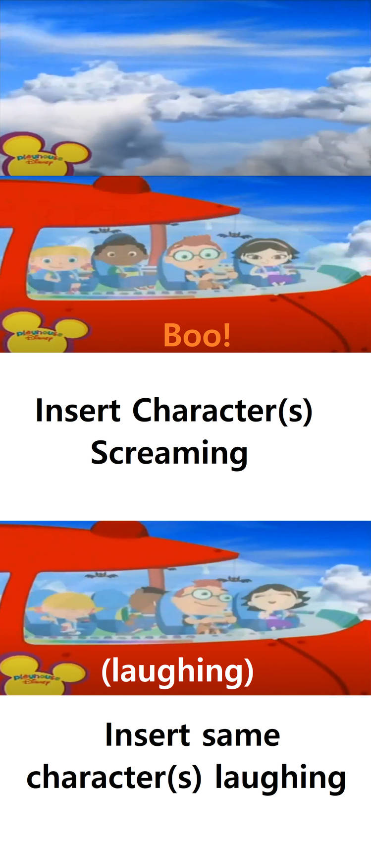 Little Einsteins Scares Who Blank Meme Template