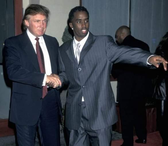 Trump and Diddy Blank Meme Template