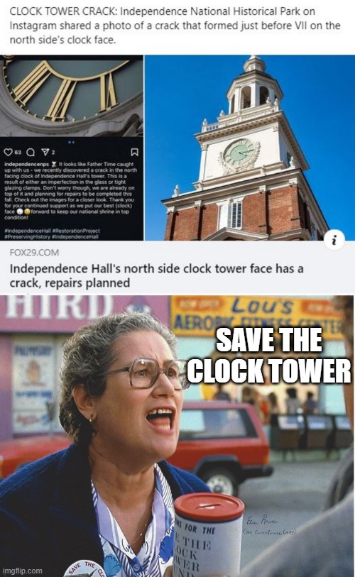 This Bitch Here | SAVE THE CLOCK TOWER | image tagged in save the clock tower | made w/ Imgflip meme maker