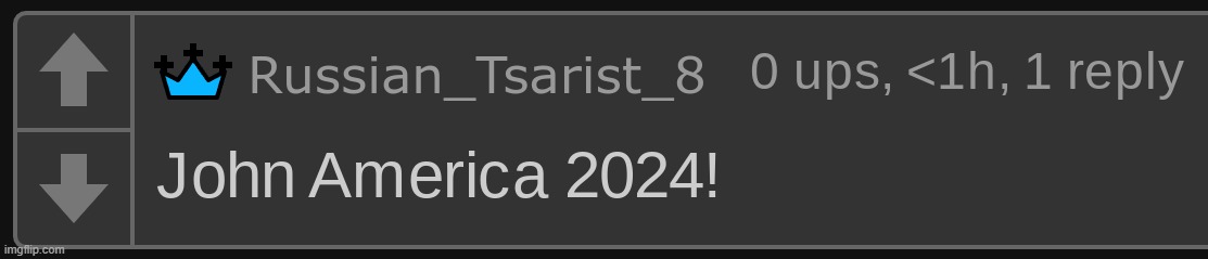 John America 2024 | image tagged in john america 2024 | made w/ Imgflip meme maker